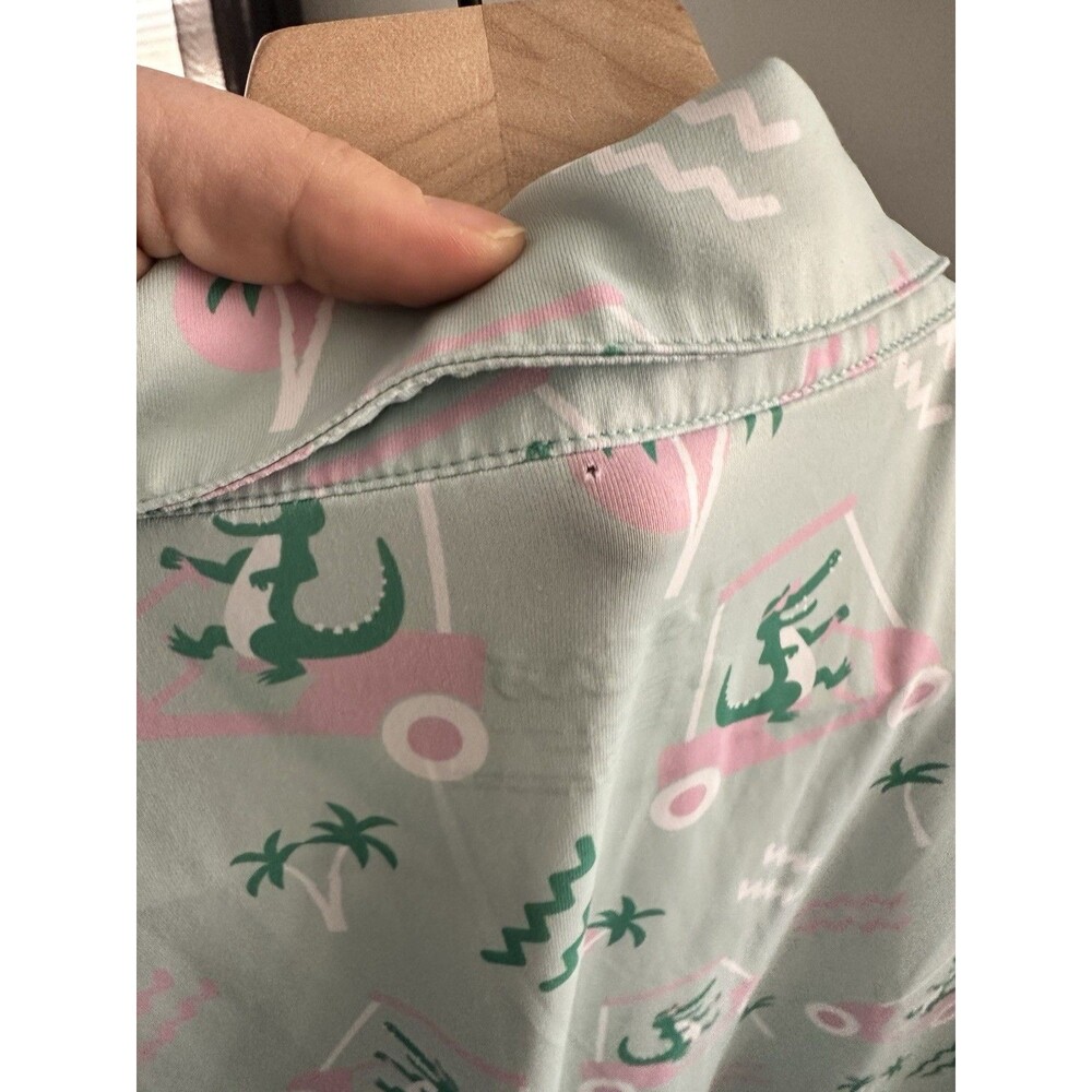 Tipsy Elves Men’s Golf Cart Gator Golf Polo XXL - Picture 8 of 9